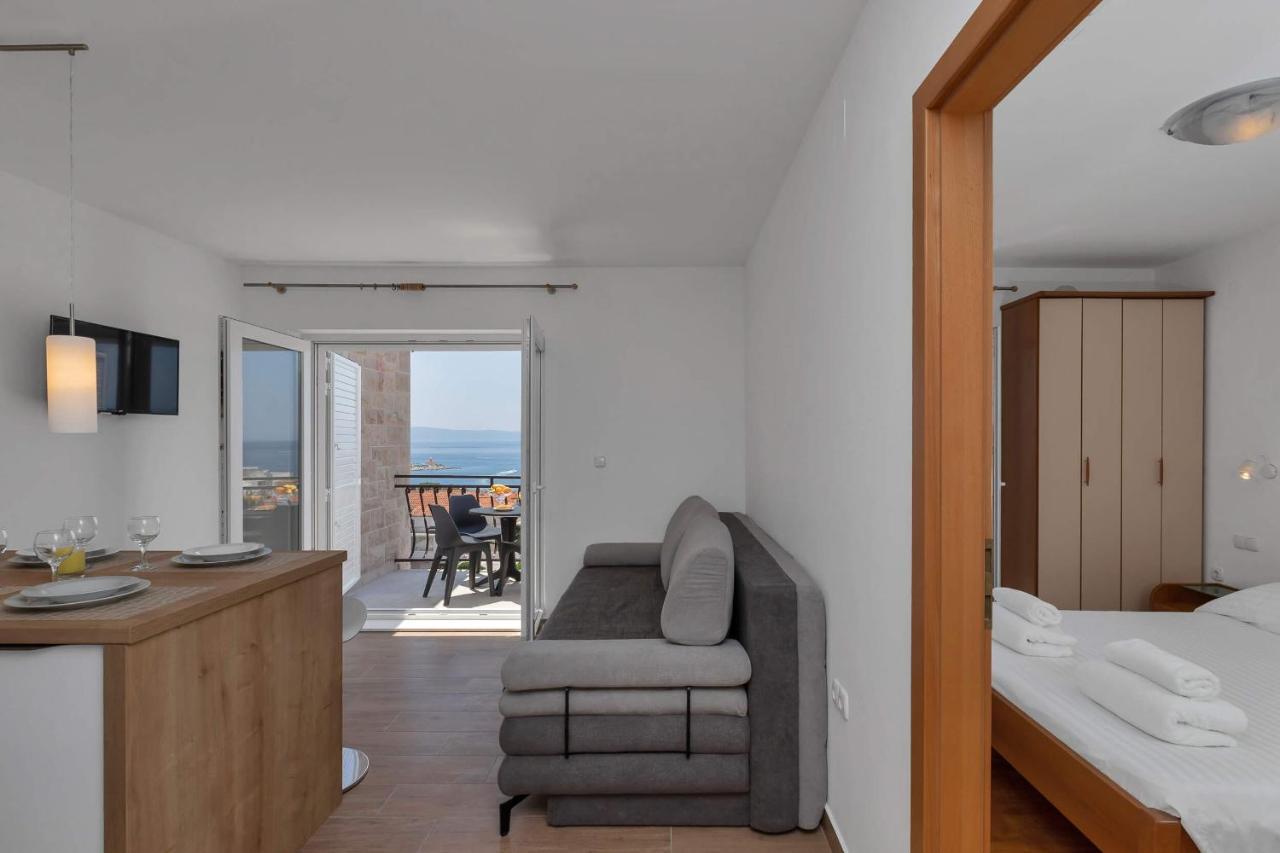 Ivan Sea View Apartment Makarska Bagian luar foto